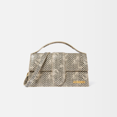 JACQUEMUS LE GRAND BAMBINO WHITE PYTHON