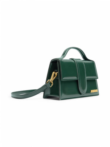 JACQUEMUS LE GRAND BAMBINO DARK GREEN