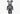 BEARBRICK X BAPE 1ST CAMO SHARK 1000% BLACK