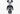 BEARBRICK X BAPE MICKEY MOUSE MONOTONE 1000%