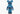 BEARBRICK X STUSSY 35TH ANNIVERSARY 1000% BLUE