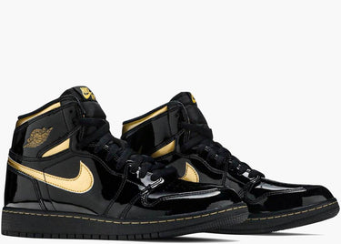 JORDAN 1 HIGH BLACK METALLIC GOLD (GS)