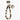 POP MART POP MART CRYBABY WILD BUT CUTIE SERIES VINTAGE CUTIE PHONE CHARM