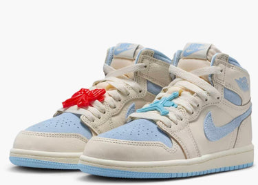 JORDAN 1 HIGH OG PALE IVORY PSYCHIC BLUE (PS)