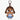 POP MART CRYBABY SUNSET CONCERT SERIES PLUSH PENDANT PURPLISH BLUE
