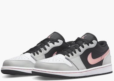 JORDAN 1 LOW BLACK GRAY PINK
