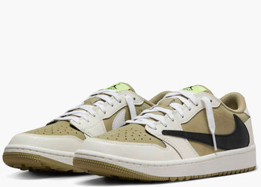 JORDAN 1 RETRO LOW GOLF TRAVIS SCOTT NEUTRAL OLIVE