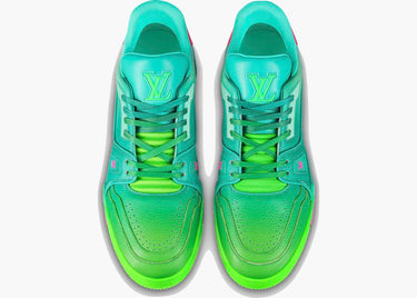 LOUIS VUITTON TRAINER GREEN OMBRE