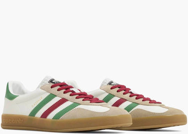 ADIDAS X GUCCI GAZELLE WHITE GREEN RED