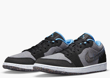 JORDAN 1 LOW SE CRATER GREY UNIVERSITY BLUE