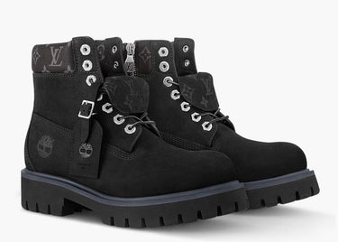 LOUIS VUITTON TIMBERLAND 6" ANKLE BOOT BLACK