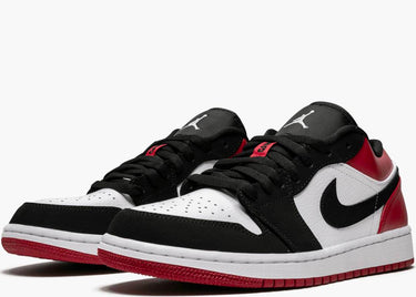 JORDAN 1 LOW BLACK TOE