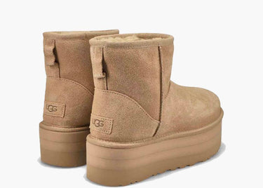 UGG CLASSIC ULTRA MINI PLATFORM BOOT MUSTARD SEED (W)