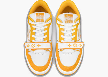 LOUIS VUITTON TRAINER MONOGRAM DENIM YELLOW