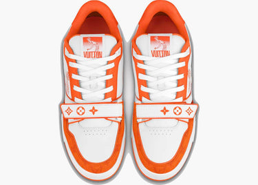 LOUIS VUITTON TRAINER MONOGRAM DENIM ORANGE