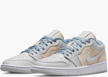 JORDAN 1 LOW CANVAS GREY CREAM (W)