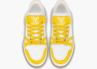LOUIS VUITTON TRAINER YELLOW WHITE MONOGRAM