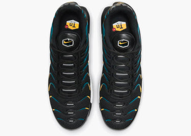 NIKE AIR MAX PLUS BLACK TEAL YELLOW