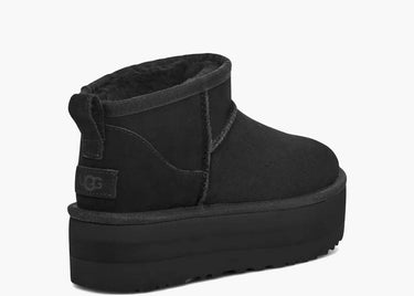 UGG CLASSIC ULTRA MINI PLATFORM BOOT BLACK (W)