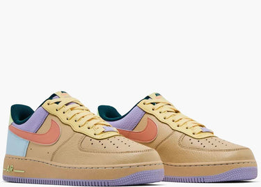 NIKE AIR FORCE 1 LOW '07 SESAME HYDRANGEAS SOFT YELLOW APRICOT AGATE