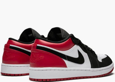 JORDAN 1 LOW BLACK TOE