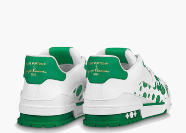 LOUIS VUITTON LV TRAINER YAYOI KUSAMA GREEN WHITE