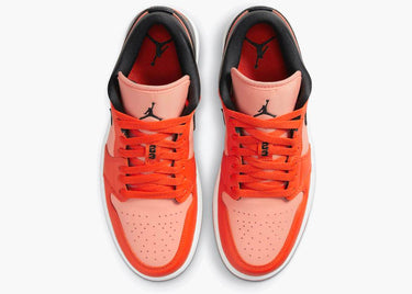 JORDAN 1 LOW ORANGE BLACK (W)