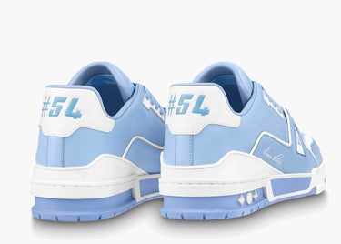 LOUIS VUITTON LV TRAINER LIGHT BLUE WHITE