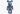 BEARBRICK MEDICOM MIKA NINAGAWA ANEMONE 1000% BLUE