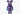 BEARBRICK MEDICOM YASUTO SASADA KUJAKU PEACOCK 1000% PURPLE