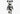 BEARBRICK ANDY WARHOL "DOUBLE MONA LISA" 1000% WHITE/BLACK