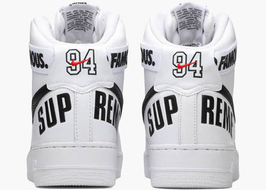 NIKE AIR FORCE 1 HIGH SUPREME WORLD FAMOUS WHITE