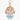 POP MART CRYBABY SUNSET CONCERT SERIES PLUSH PENDANT BEIGE BLUE
