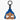 POP MART CRYBABY CHEER UP, BABY! SERIES PLUSH PENDANT BLUE