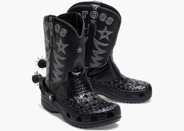 CROCS CLASSIC COWBOY BOOT BLACK