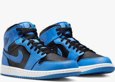 JORDAN 1 MID UNIVERSITY BLUE BLACK