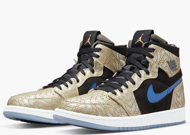 JORDAN 1 HIGH ZOOM AIR CMFT GOLD LASER