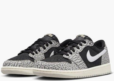 JORDAN 1 RETRO LOW OG BLACK CEMENT (GS)