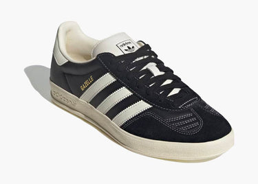 ADIDAS GAZELLE INDOOR CORE BLACK CREAM WHITE GOLD METALLIC