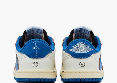 JORDAN 1 LOW OG SP TRAVIS SCOTT X FRAGMENT SAIL MILITARY BLUE (TD)