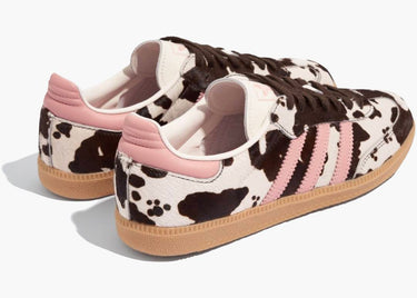 SAMBA OG COW PRINT DARK BROWN WONDER MAUVE (W)