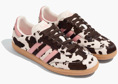 SAMBA OG COW PRINT DARK BROWN WONDER MAUVE (W)