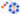 TAKASHI MURAKAMI FLOWER PUSH PIN BLUE/LIGHT BLUE