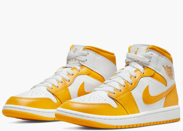 JORDAN 1 MID WHITE UNIVERSITY GOLD (W)