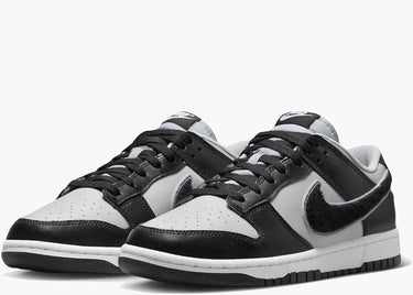 NIKE DUNK LOW CHENILLE SWOOSH BLACK GREY