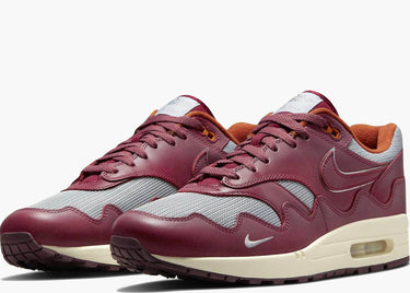 NIKE AIR MAX 1 PATTA WAVES RUSH MAROON (WITH BRACELET)