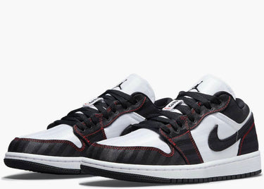 JORDAN 1 LOW UTILITY WHITE BLACK GYM RED (W)