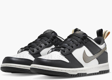 NIKE DUNK LOW BLACK WHITE METALLIC (GS)
