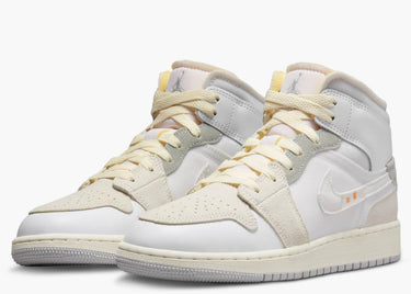 JORDAN 1 MID SE CRAFT INSIDE OUT WHITE GREY (GS)