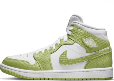 JORDAN 1 MID GREEN PYTHON (W)